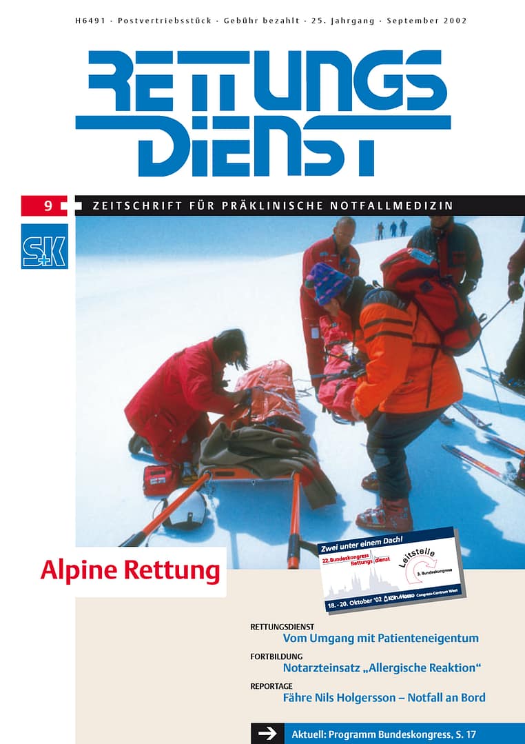 RETTUNGSDIENST 09/2002