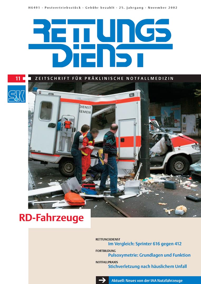 RETTUNGSDIENST 11/2002