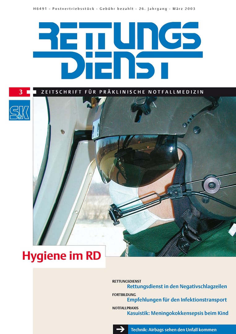 RETTUNGSDIENST 03/2003