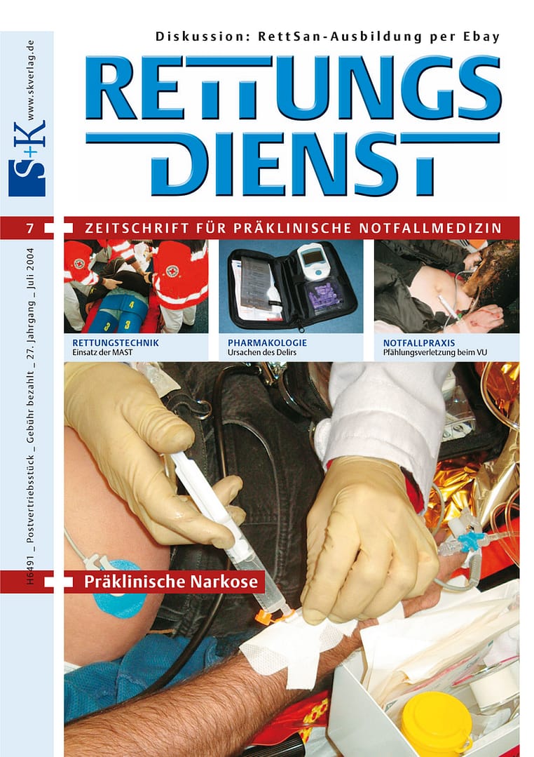 RETTUNGSDIENST 07/2004