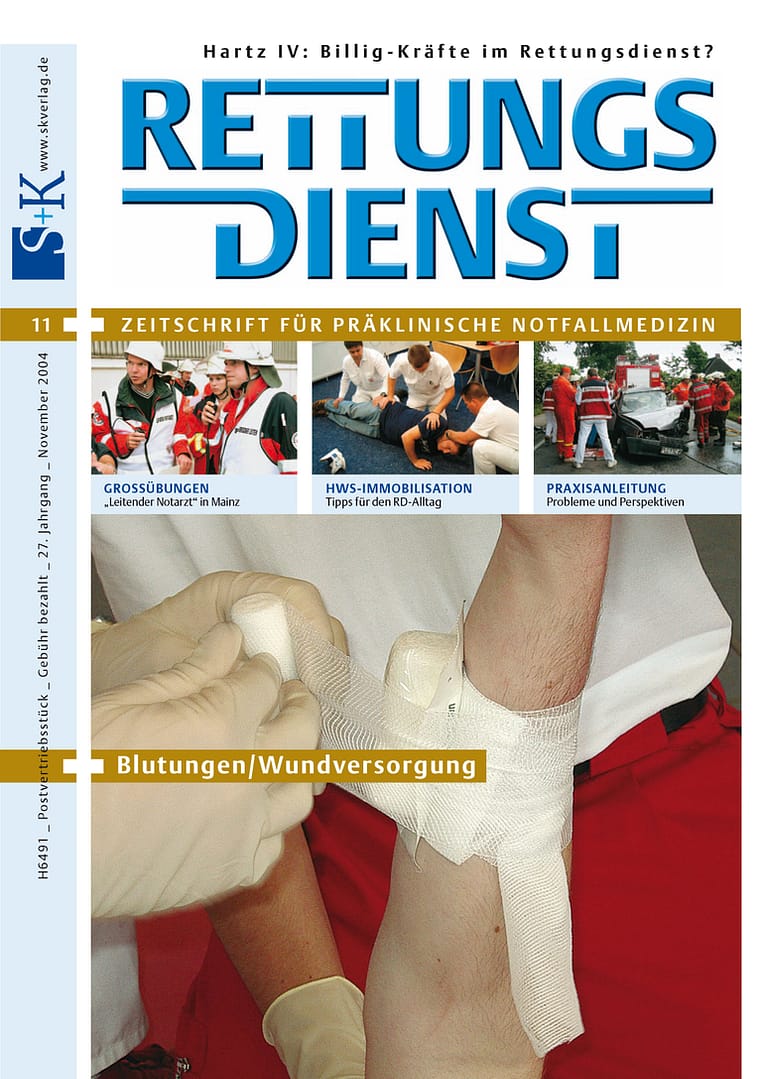 RETTUNGSDIENST 11/2004
