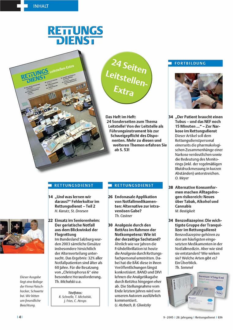 RETTUNGSDIENST 09/2005