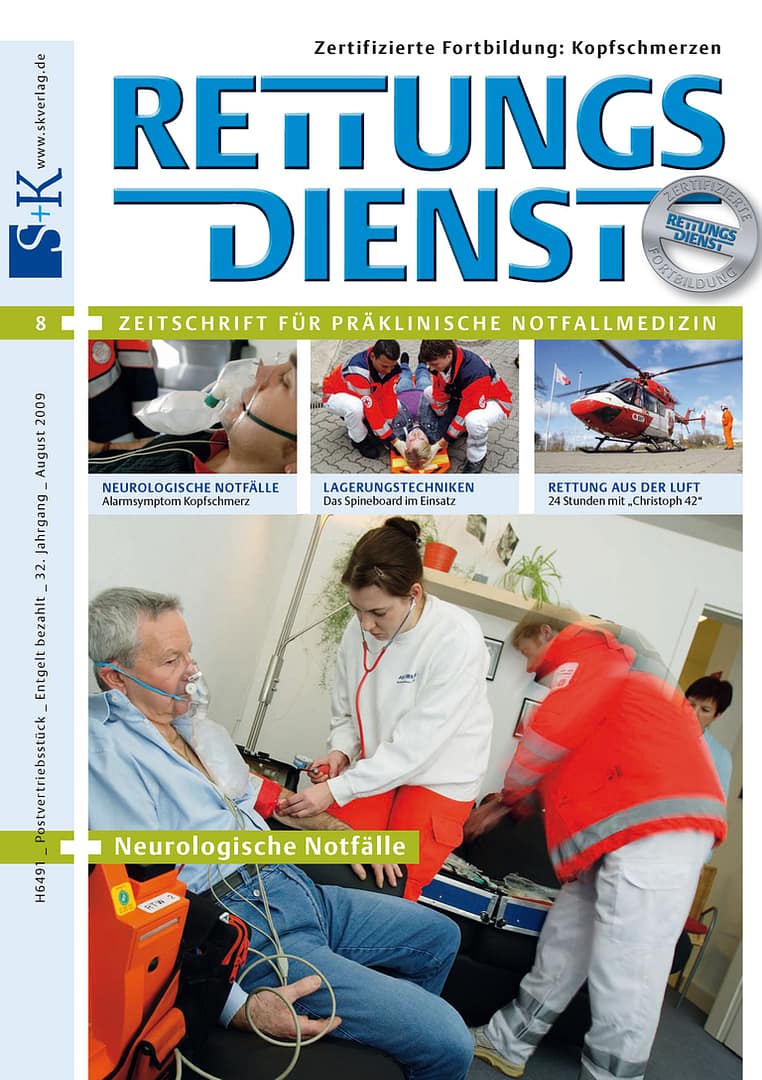 RETTUNGSDIENST 08/2009