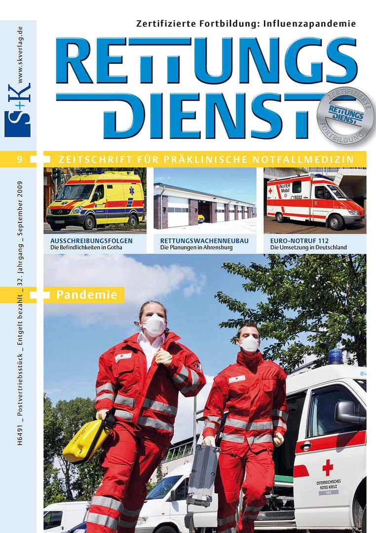 RETTUNGSDIENST 09/2009