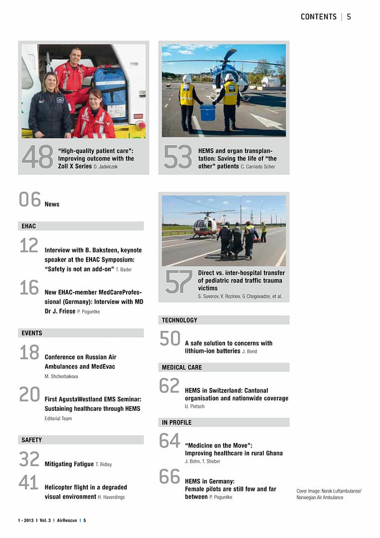 AirRescue Magazine - SAFETY