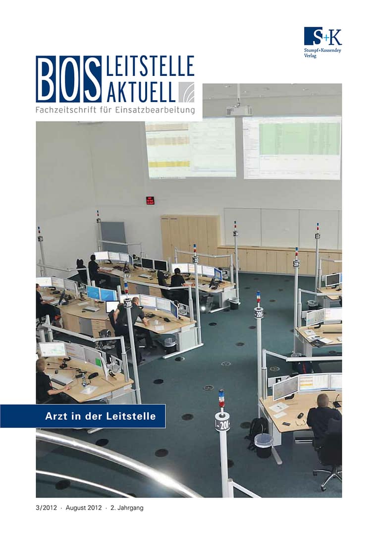 BOS LEITSTELLE AKTUELL 3/2012 - Arzt in der Leitstelle