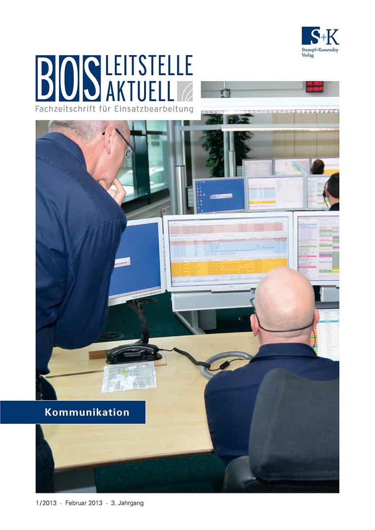 BOS LEITSTELLE AKTUELL 1/2013 - Kommunikation
