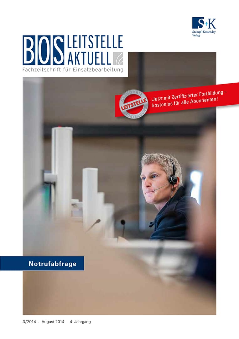 BOS LEITSTELLE AKTUELL 3/2014 - Notrufabfrage