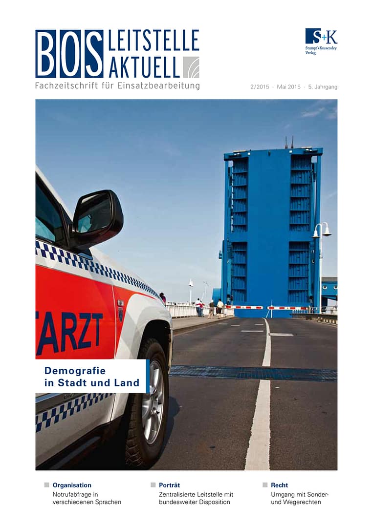BOS LEITSTELLE AKTUELL 2/2015 - Demografie in Stadt und Land