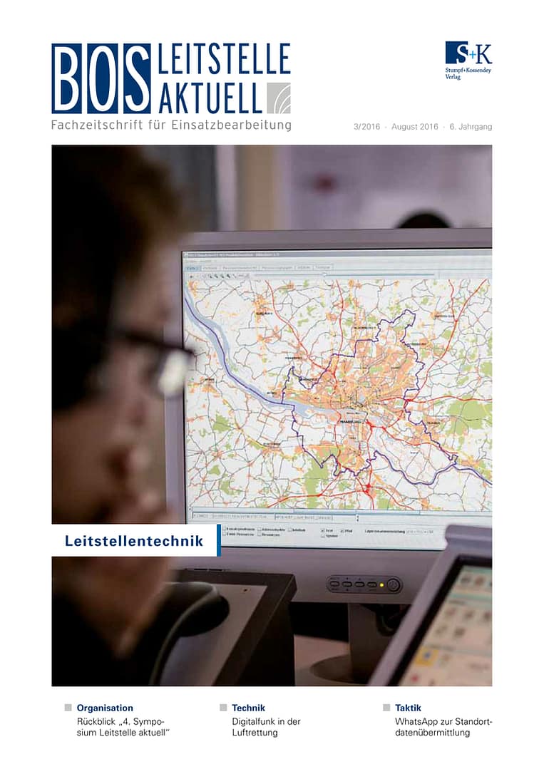 BOS LEITSTELLE AKTUELL 3/2016 - Telefon-Soforthilfe