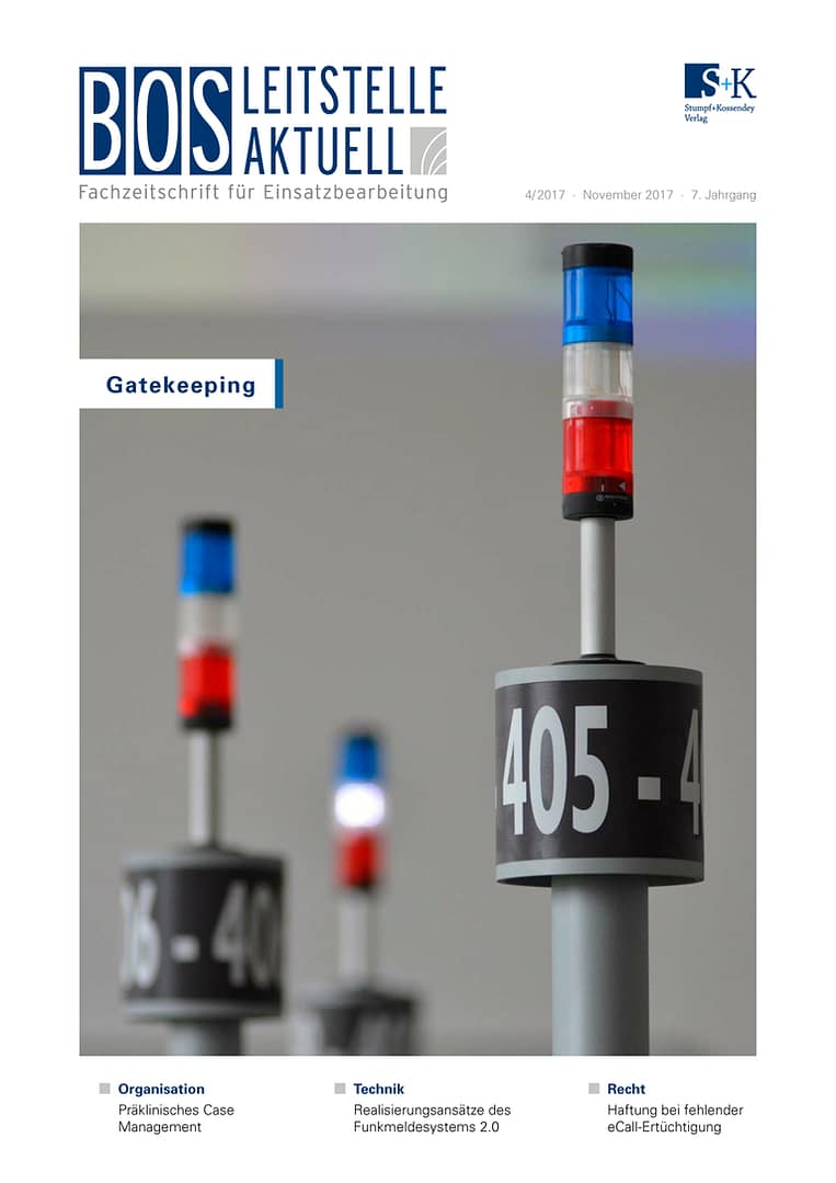 BOS LEITSTELLE AKTUELL 4/2017 - Gatekeeping