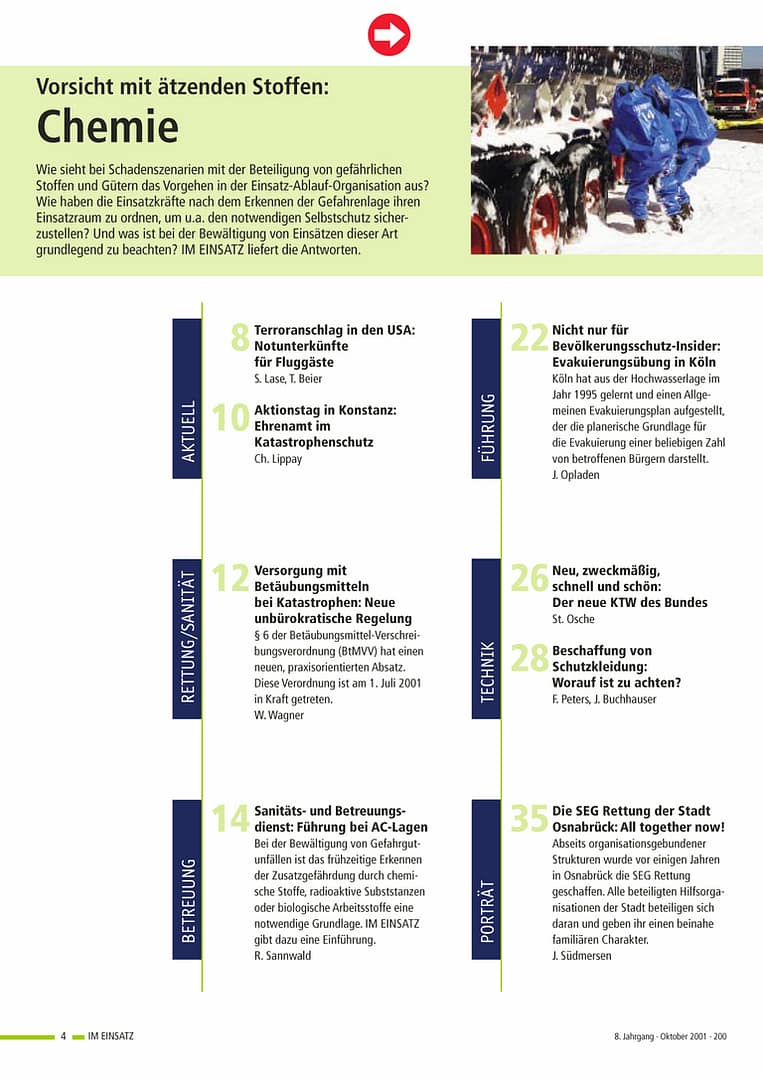 IM EINSATZ 04/2001