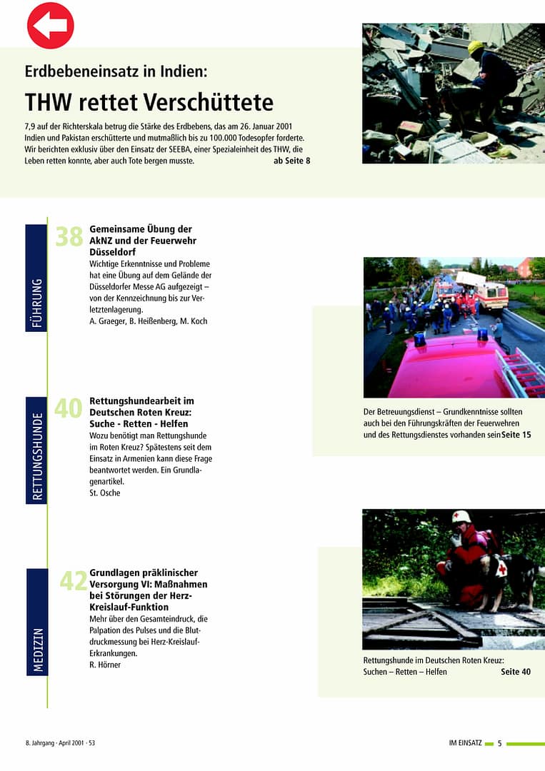 IM EINSATZ 05/2001