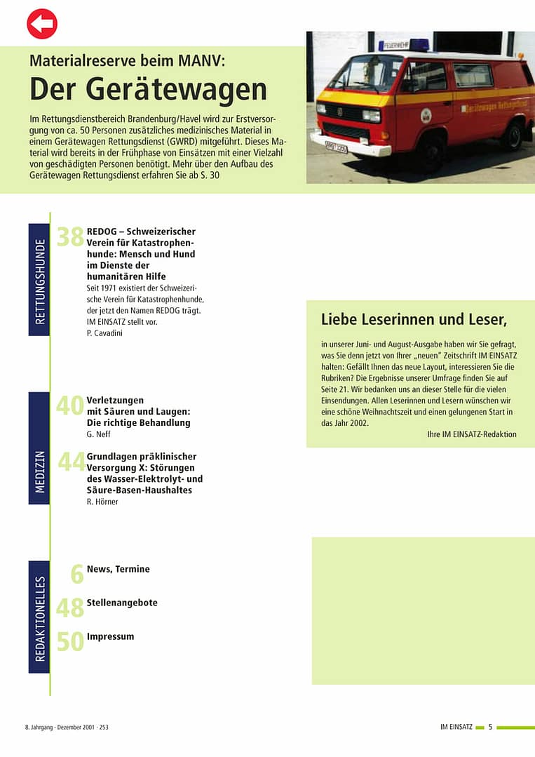 IM EINSATZ 06/2001