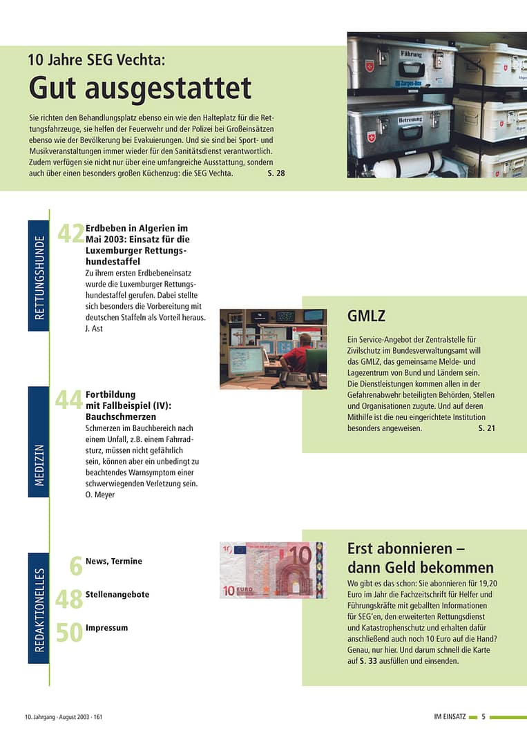 IM EINSATZ 04/2003