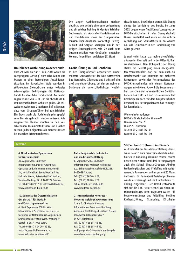 IM EINSATZ 04/2003