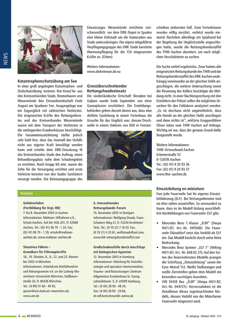 IM EINSATZ 05/2003