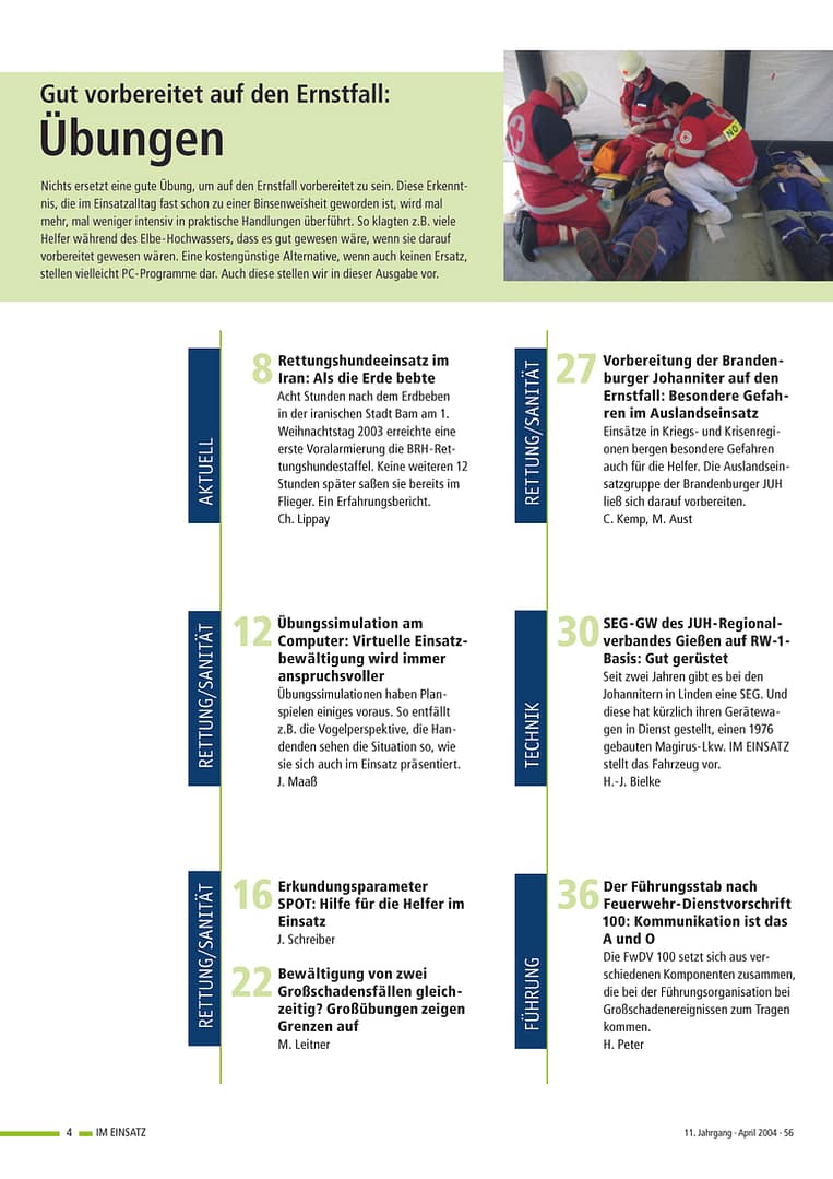 IM EINSATZ 02/2004