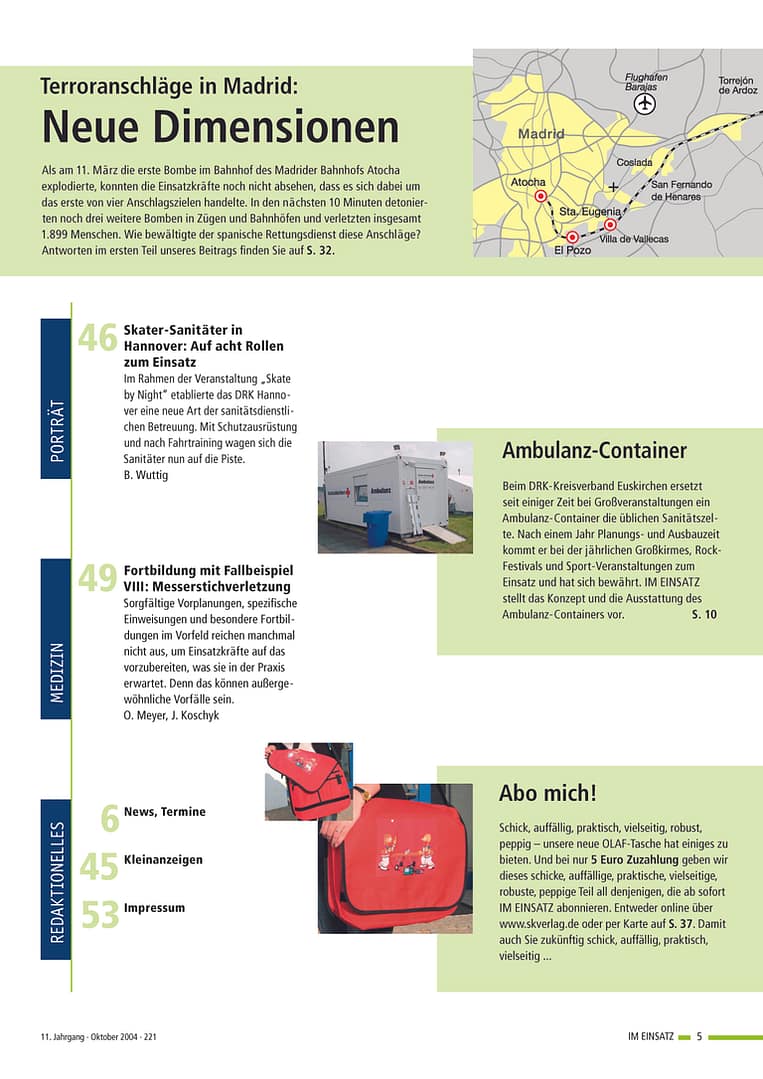 IM EINSATZ 05/2004 - Rockkonzerte, Fußballspiele usw.