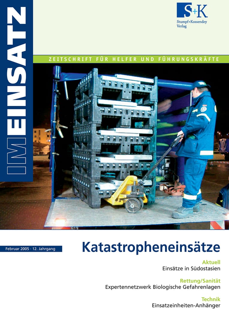 IM EINSATZ 01/2005 - Katastropheneinsätze