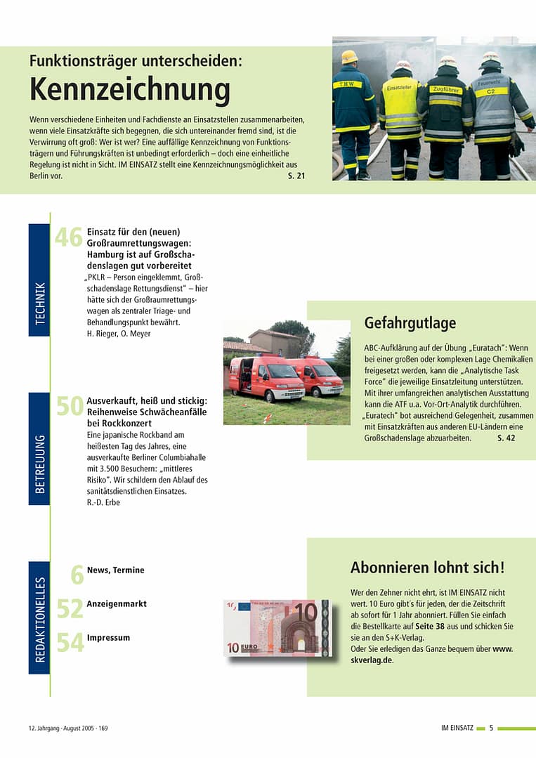 IM EINSATZ 05/2005 - Weltjugendtag in Köln