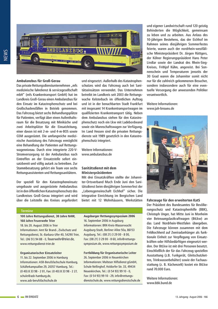 IM EINSATZ 03/2006 - Kategorie 4