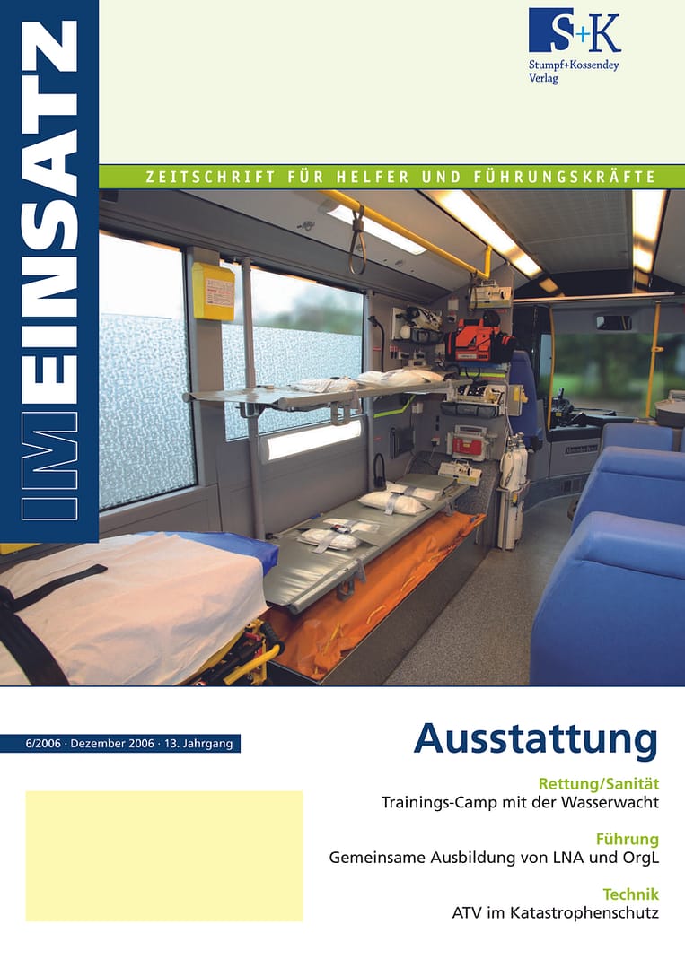 IM EINSATZ 06/2006 - Ausstattung