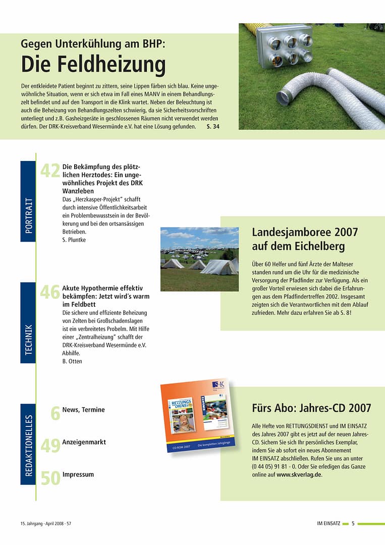 IM EINSATZ 02/2008 - Klare Strukturen, klare Konzepte