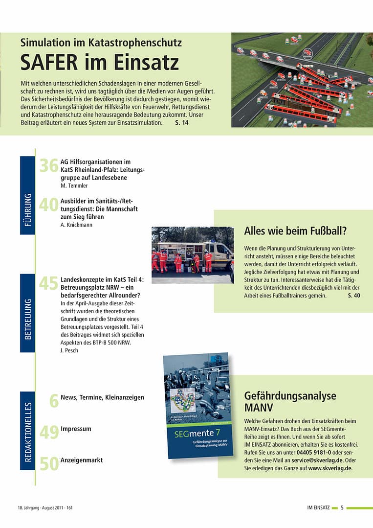 IM EINSATZ 04/2011 - Spezialkonzepte für spezielle Probleme