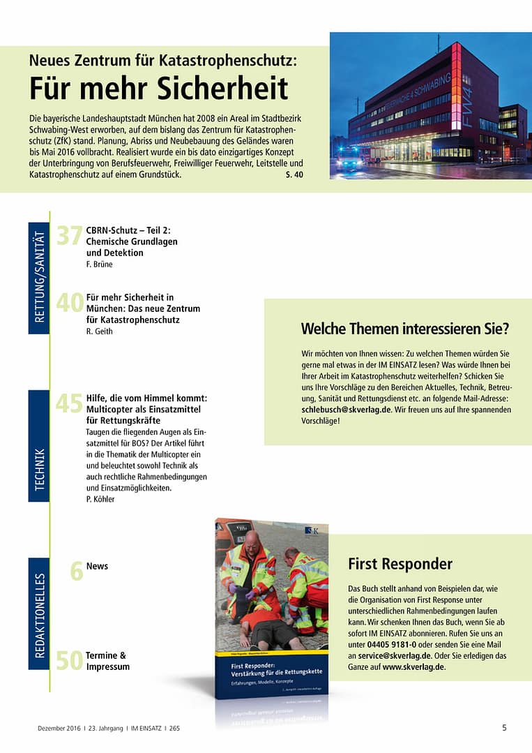 IM EINSATZ 06/2016 - Unterbringung, Betreuung und Versorgung