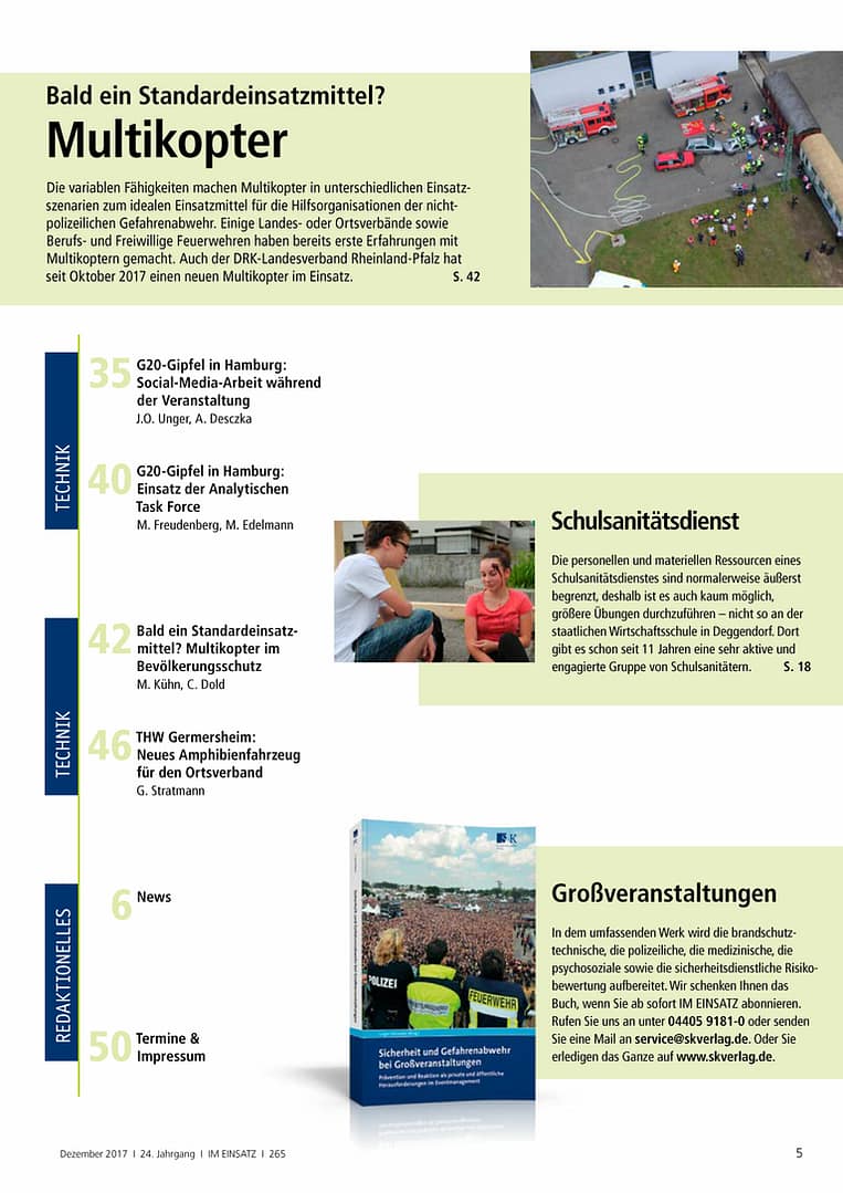 IM EINSATZ 06/2017 - Hamburgs größter Einsatz