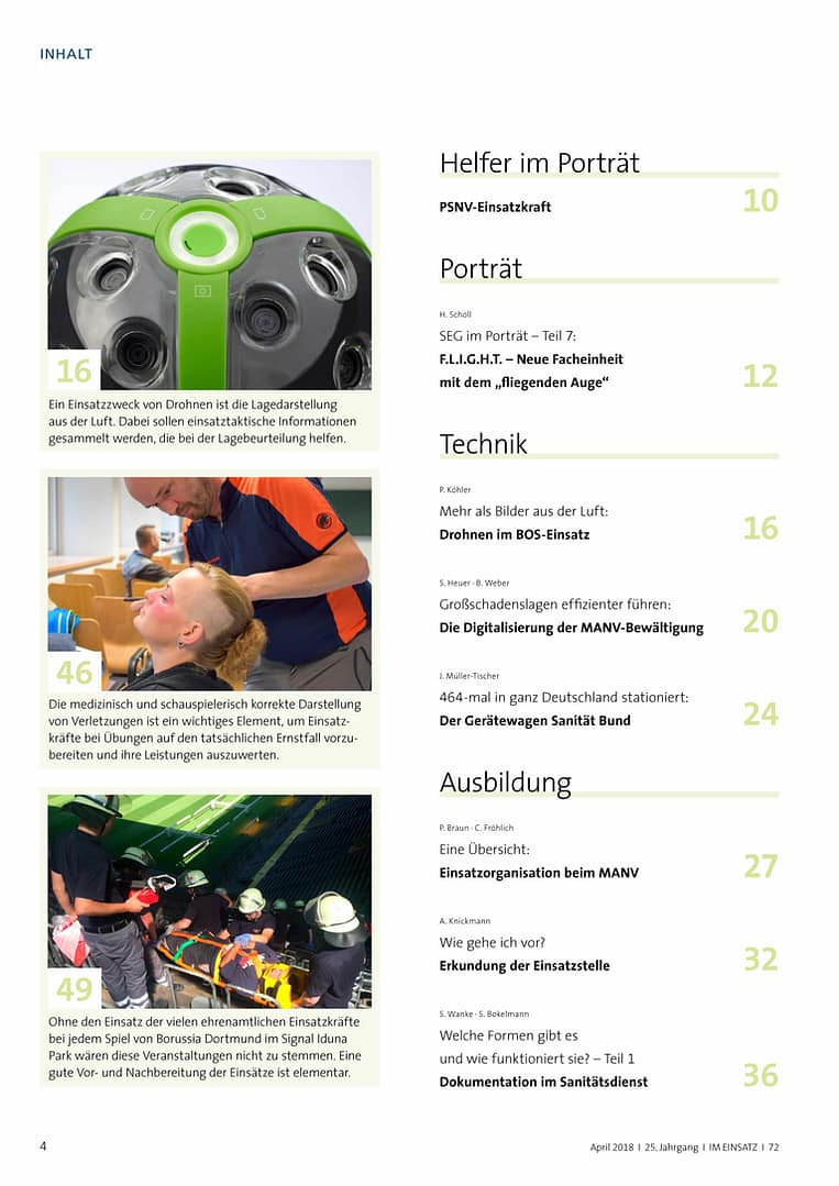 IM EINSATZ 02/2018 - Massenanfall von Verletzten