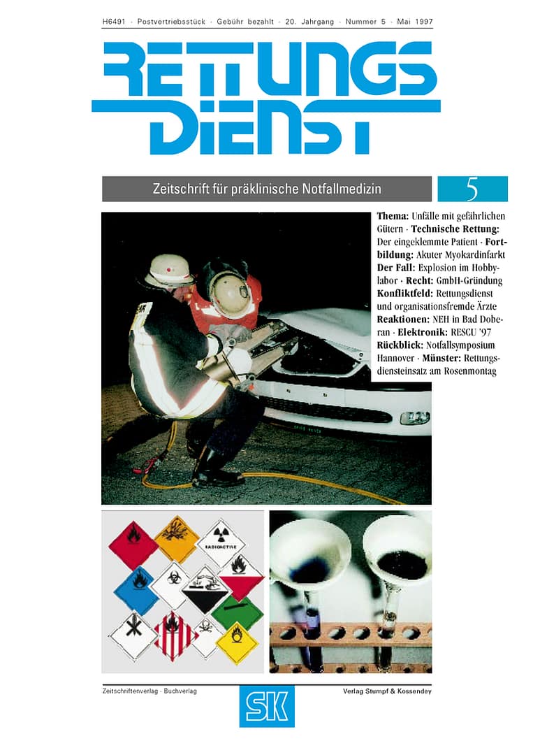 RETTUNGSDIENST 05/1997