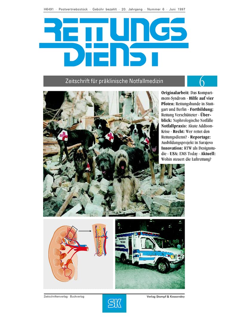 RETTUNGSDIENST 06/1997