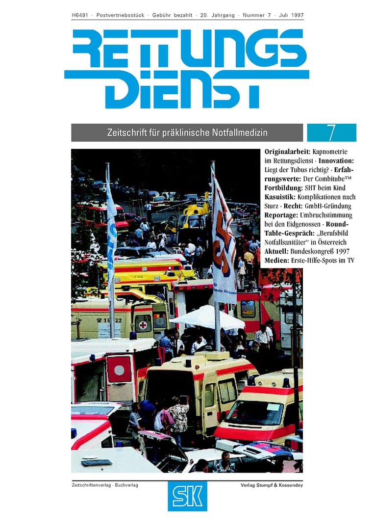 RETTUNGSDIENST 07/1997