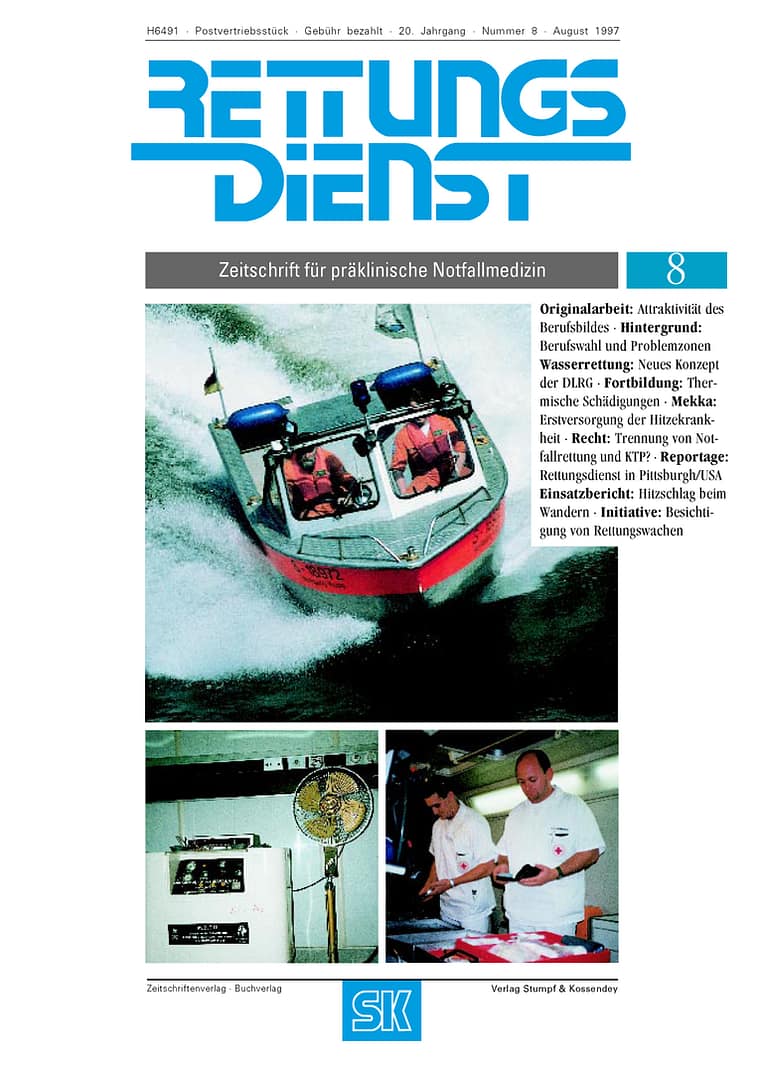 RETTUNGSDIENST 08/1997
