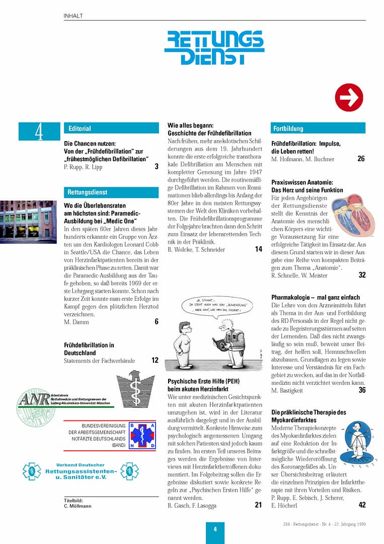 RETTUNGSDIENST 04/1999