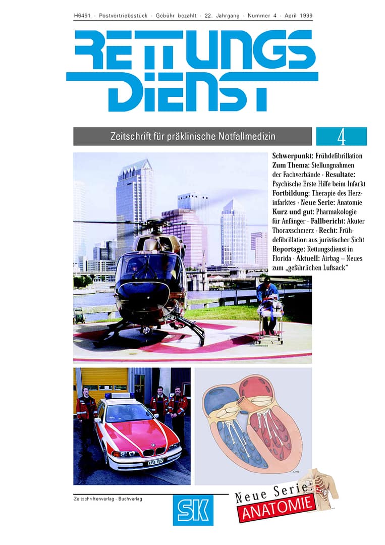 RETTUNGSDIENST 04/1999