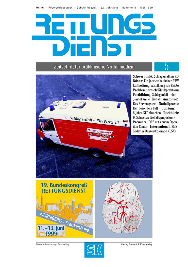 RETTUNGSDIENST 05/1999