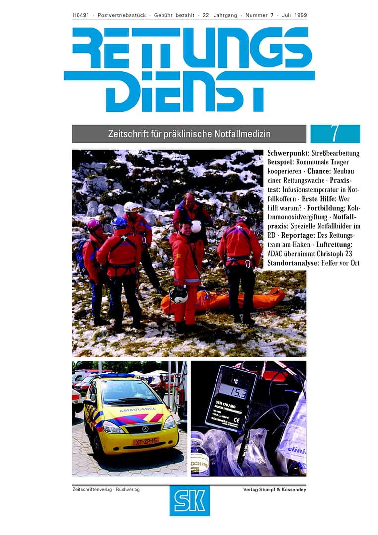 RETTUNGSDIENST 07/1999