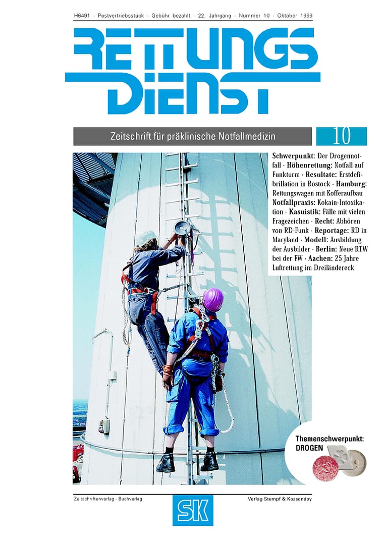 RETTUNGSDIENST 10/1999