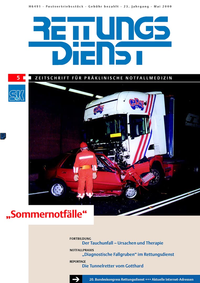 RETTUNGSDIENST 05/2000