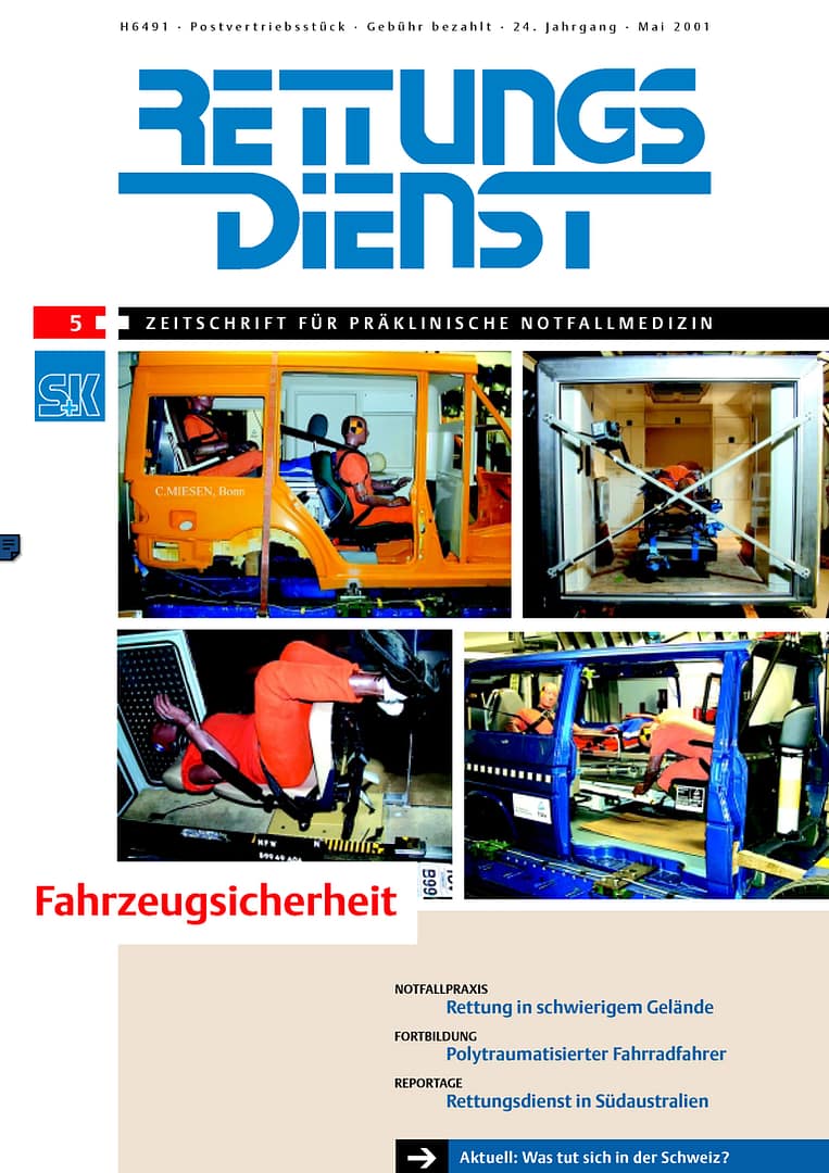 RETTUNGSDIENST 05/2001