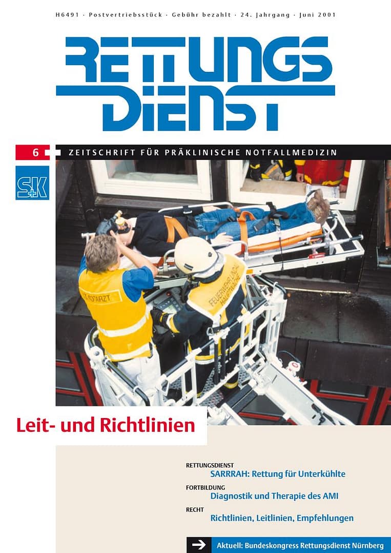 RETTUNGSDIENST 06/2001