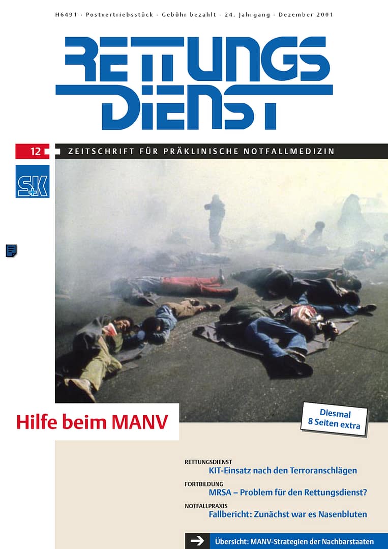 RETTUNGSDIENST 12/2001