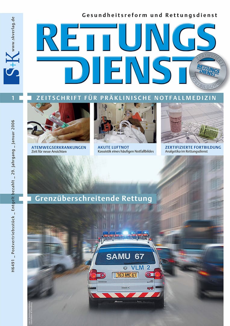 RETTUNGSDIENST 01/2006