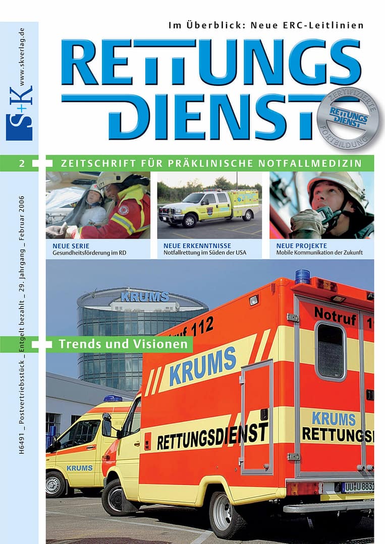 RETTUNGSDIENST 01/2006