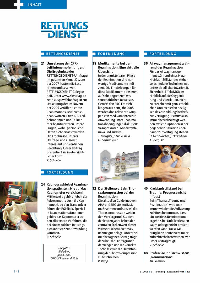 RETTUNGSDIENST 03/2008