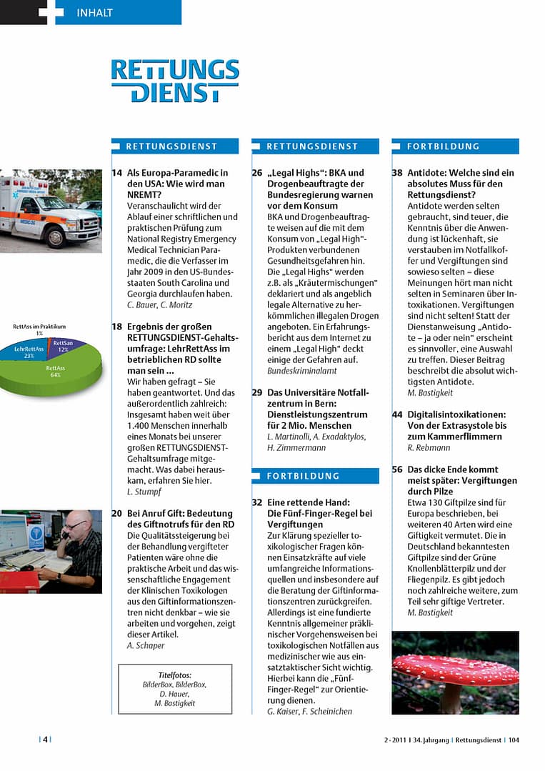 RETTUNGSDIENST 02/2011