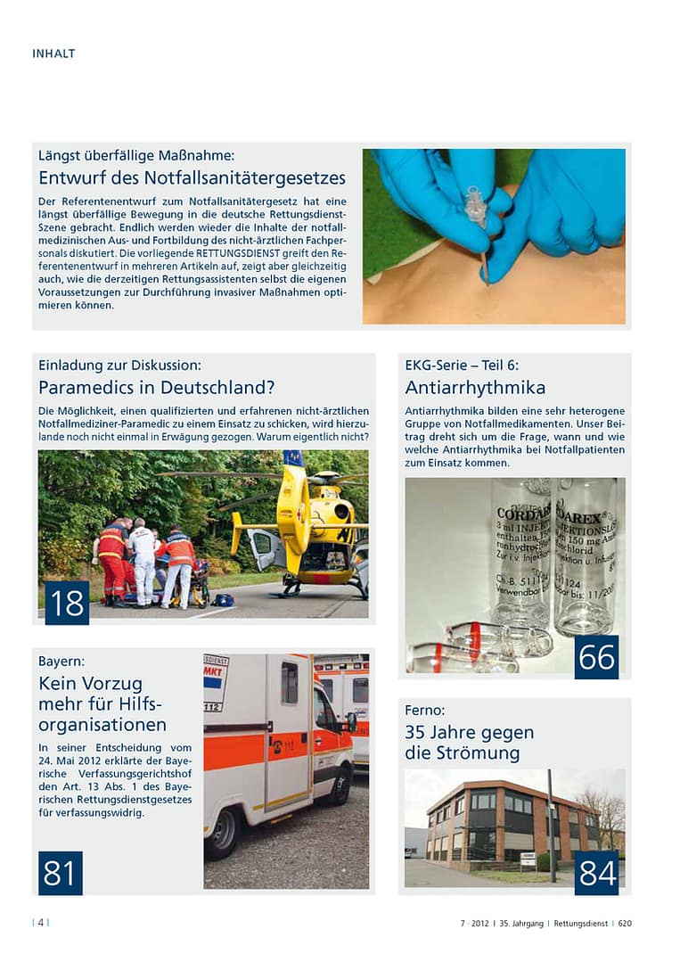 RETTUNGSDIENST 07/2012